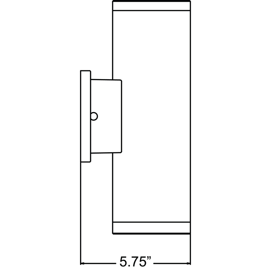 Access Lighting 20034LEDMG-SAT/FST Modern Sandpiper Outdoor Satin