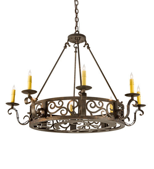 2nd Avenue Delano 01.0862.36.MOD.261U Chandelier Light - Gilded Tobacco