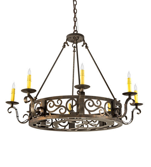 2nd Avenue Delano 01.0862.36.MOD.261U Chandelier Light - Gilded Tobacco