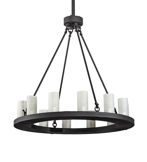 2nd Avenue Loxley 35020-25 Chandelier Light - Wrought Iron