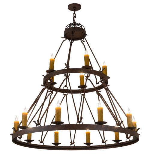 2nd Avenue Lakeshore 01.0750.54.60H Chandelier Light - Antique Rust