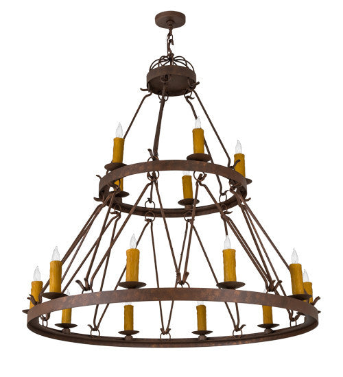 2nd Avenue Lakeshore 01.0750.54.60H Chandelier Light - Antique Rust