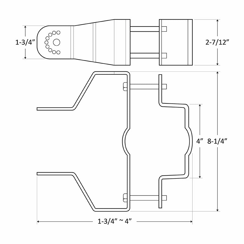 Westgate Lighting SOLF-PMS-36W/54W  Pole Mount Decor Gray