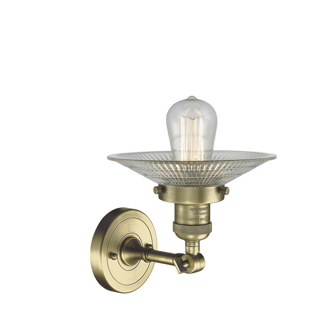 Innovations Franklin Restoration 203-AB-G201-6-LED Wall Sconce Light - Antique Brass