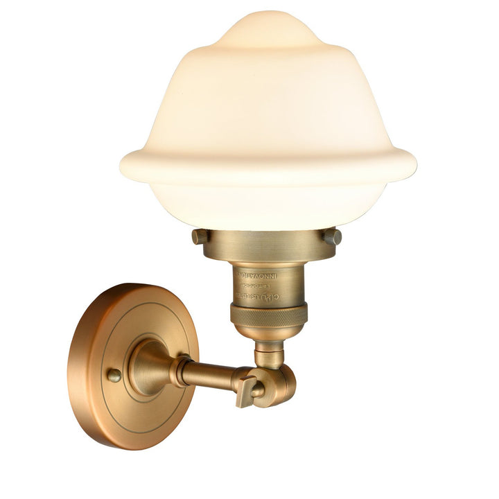 Innovations Franklin Restoration 203-BB-G531-LED Wall Sconce Light - Brushed Brass