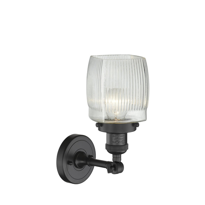 Innovations Franklin Restoration 203-BK-G302 Wall Sconce Light - Matte Black