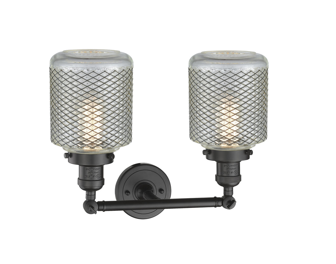 Innovations Franklin Restoration 208-OB-G262 Bath Vanity Light 16 in. wide - Oil Rubbed Bronze