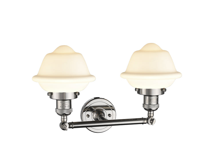 Innovations Franklin Restoration 208-PN-G531-LED Bath Vanity Light 17 in. wide - Polished Nickel