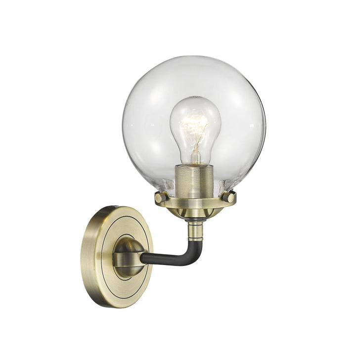 Innovations Nouveau 284-1W-BAB-G202-6 Wall Sconce Light - Black Antique Brass
