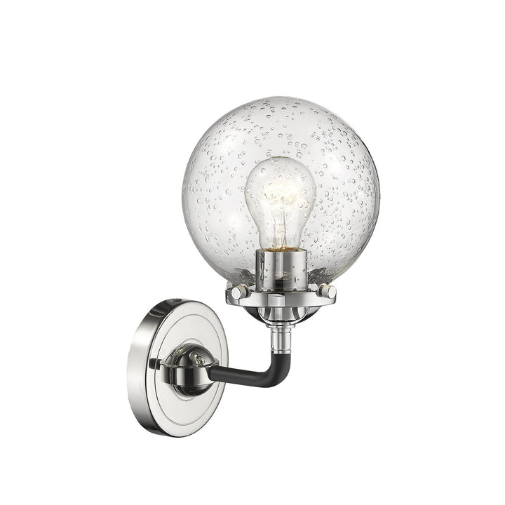 Innovations Nouveau 284-1W-BPN-G204-6-LED Wall Sconce Light - Black Polished Nickel