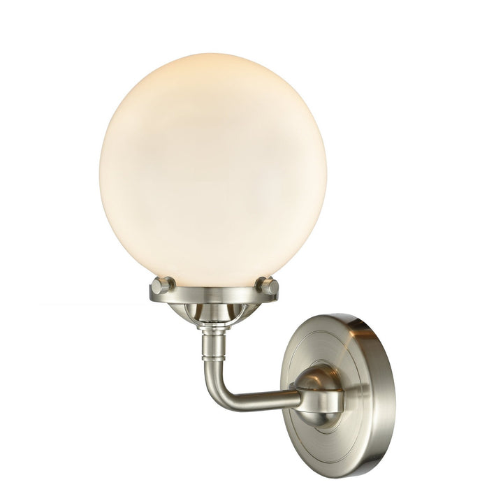 Innovations Nouveau 284-1W-SN-G201-6-LED Wall Sconce Light - Brushed Satin Nickel