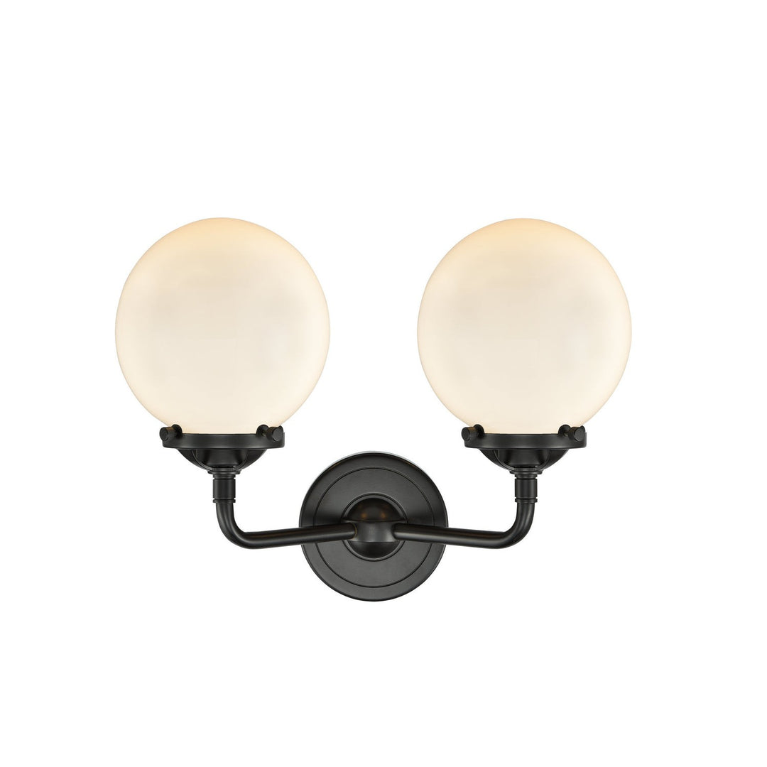 Innovations Nouveau 284-2W-OB-G201-6-LED Bath Vanity Light 14 in. wide - Oil Rubbed Bronze