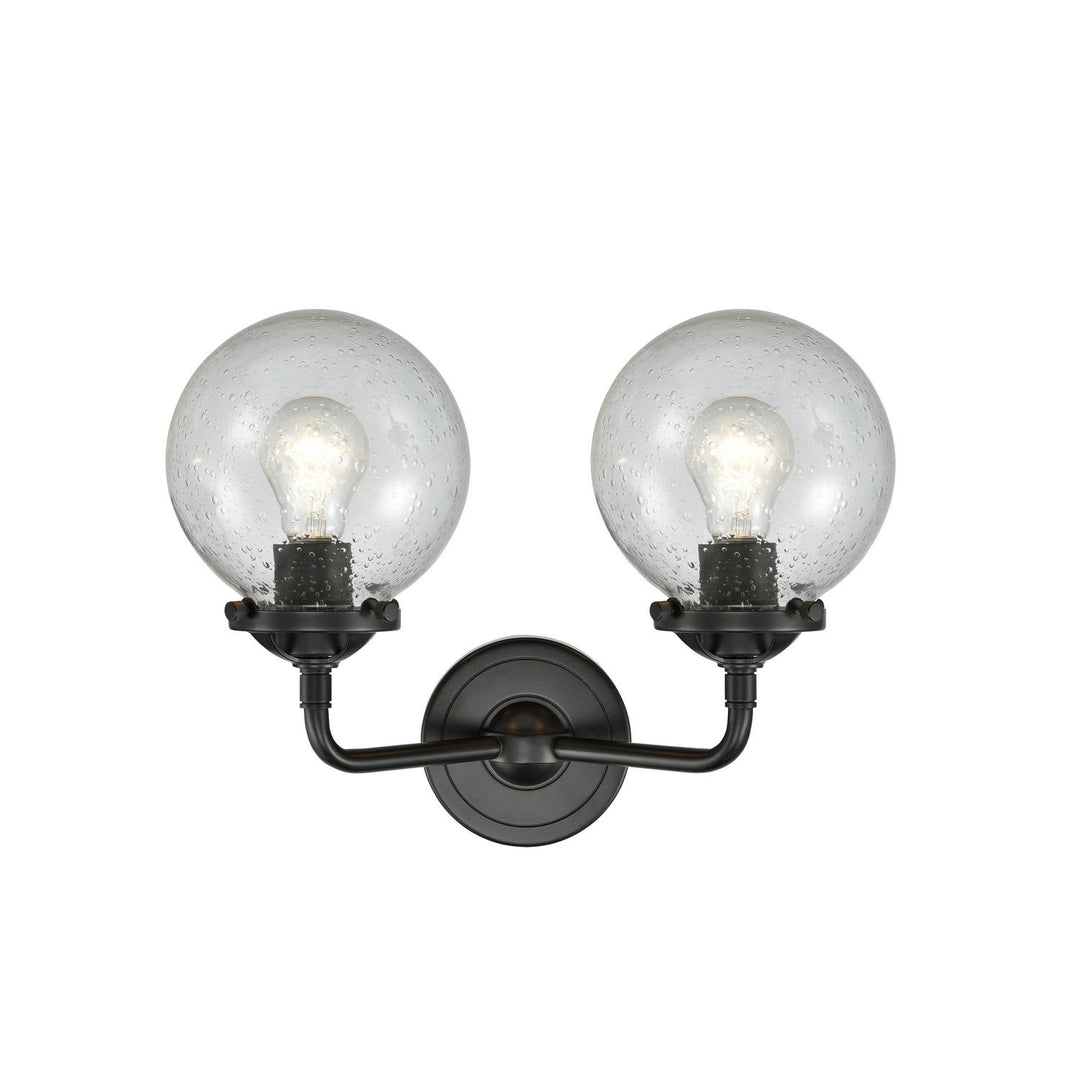 Innovations Nouveau 284-2W-OB-G204-6 Bath Vanity Light 14 in. wide - Oil Rubbed Bronze