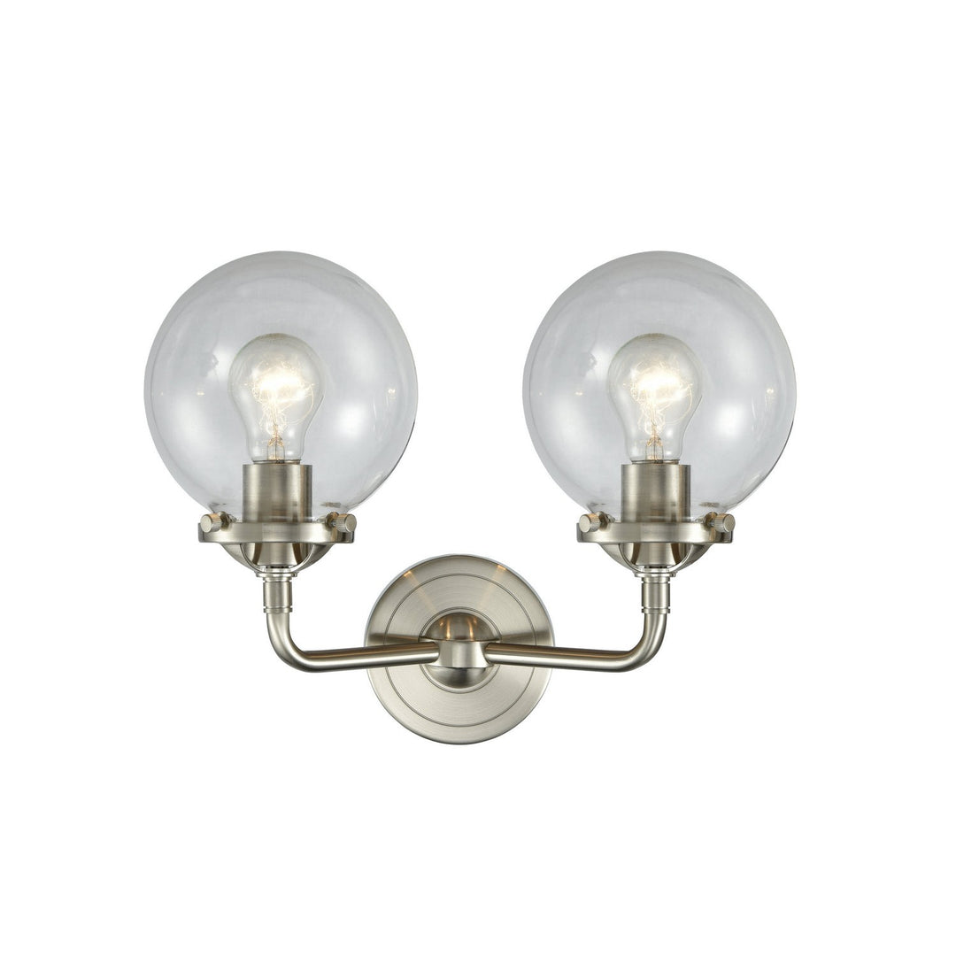 Innovations Nouveau 284-2W-SN-G202-6 Bath Vanity Light 14 in. wide - Brushed Satin Nickel