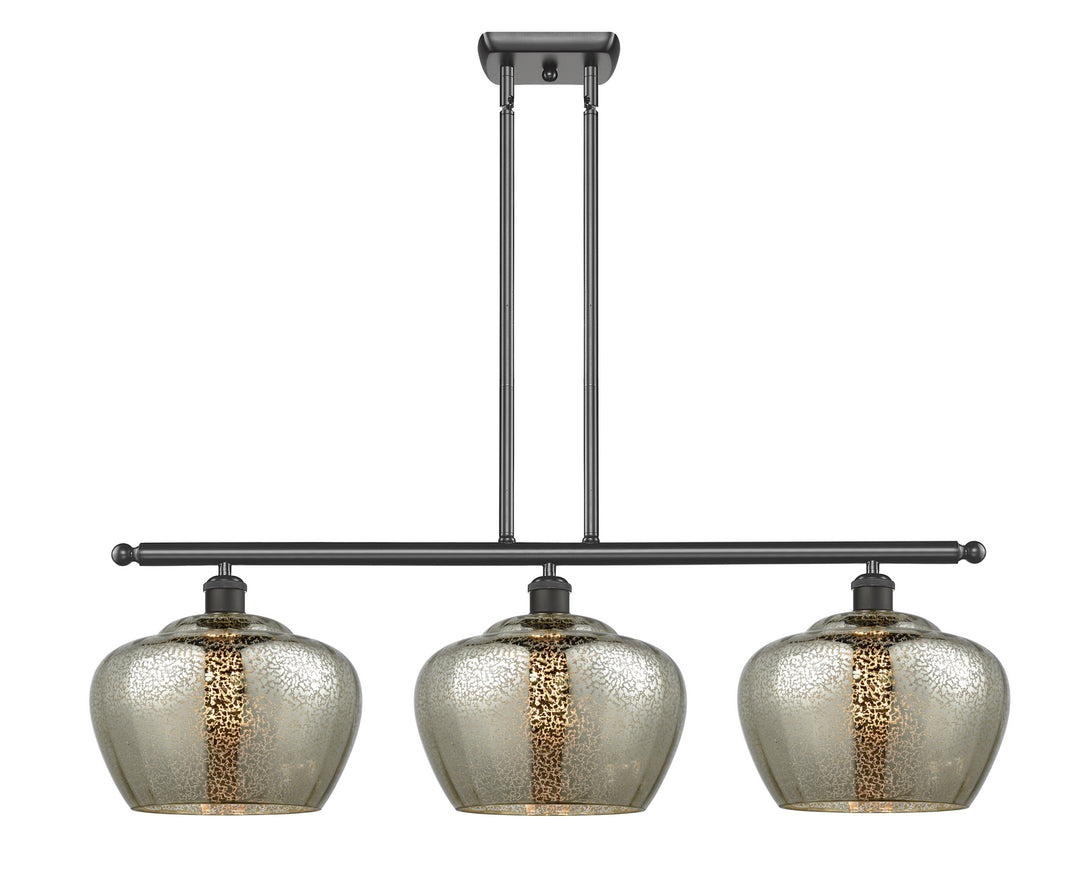 Innovations Large Fenton 516-3I-OB-G96L Pendant Light - Oil Rubbed Bronze