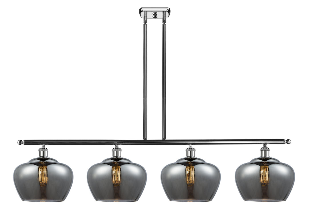 Innovations Large Fenton 516-4I-PC-G93L Pendant Light - Polished Chrome