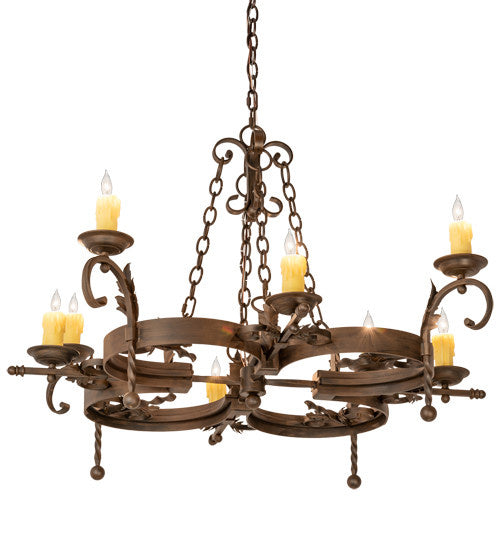 2nd Avenue Andorra 01.0839.42.210717 Chandelier Light - Classic Rust