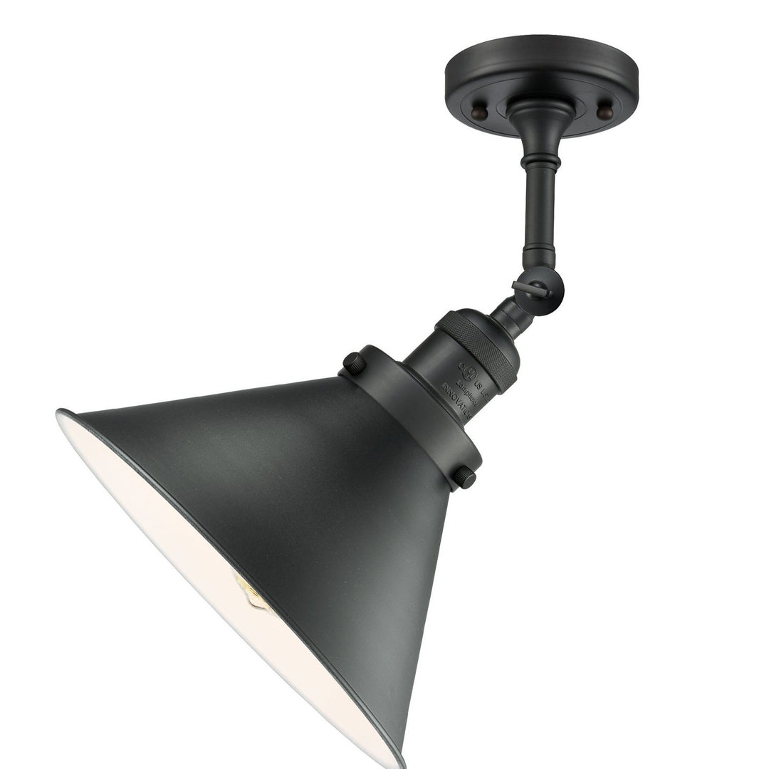 Innovations Franklin Restoration 201F-BK-M10-BK Ceiling Light - Matte Black