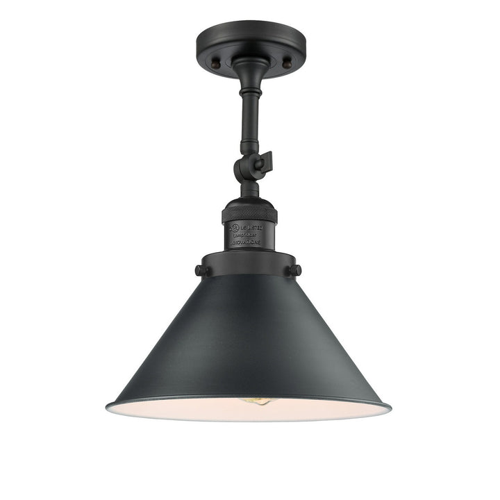 Innovations Franklin Restoration 203-BK-M10-BK Wall Sconce Light - Matte Black