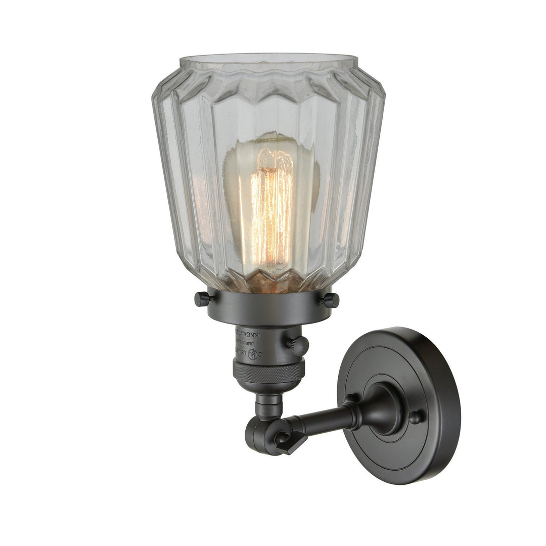 Innovations Franklin Restoration 203SW-OB-G142 Wall Sconce Light - Oil Rubbed Bronze