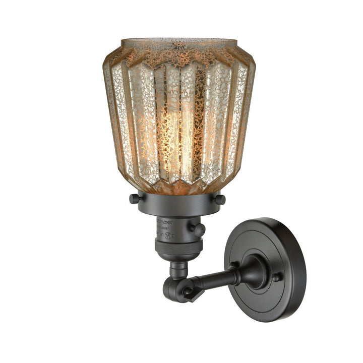 Innovations Franklin Restoration 203SW-OB-G146 Wall Sconce Light - Oil Rubbed Bronze