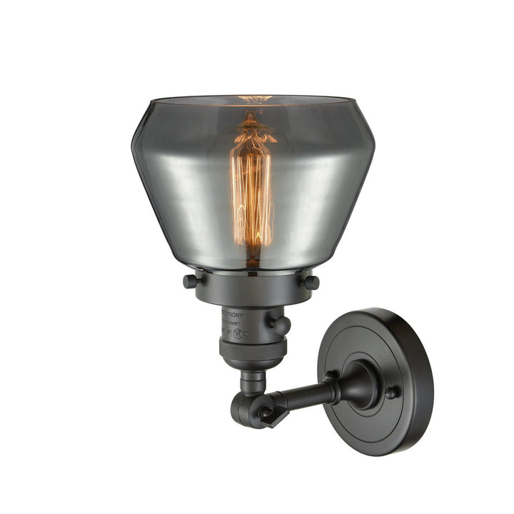 Innovations Franklin Restoration 203SW-OB-G173 Wall Sconce Light - Oil Rubbed Bronze