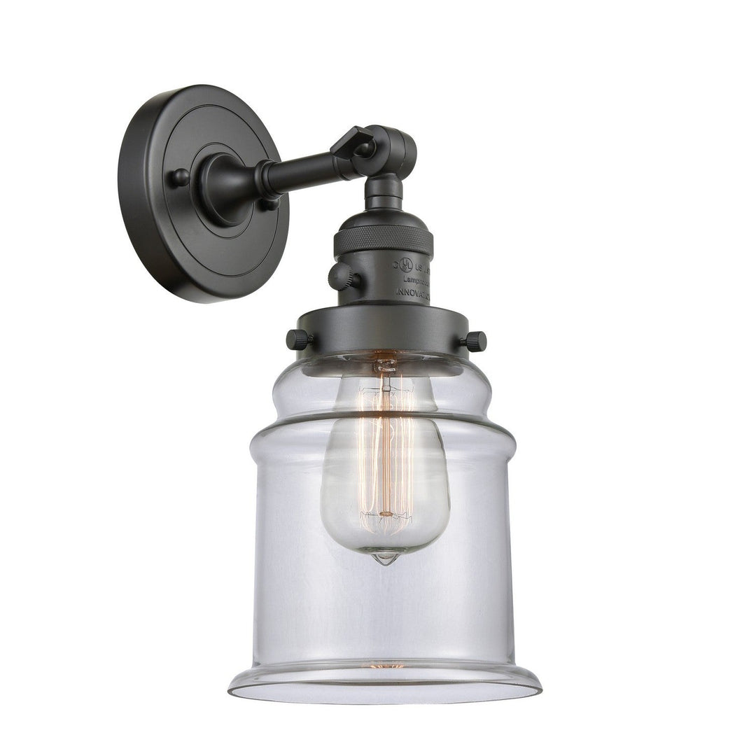 Innovations Franklin Restoration 203SW-OB-G182-LED Wall Sconce Light - Oil Rubbed Bronze