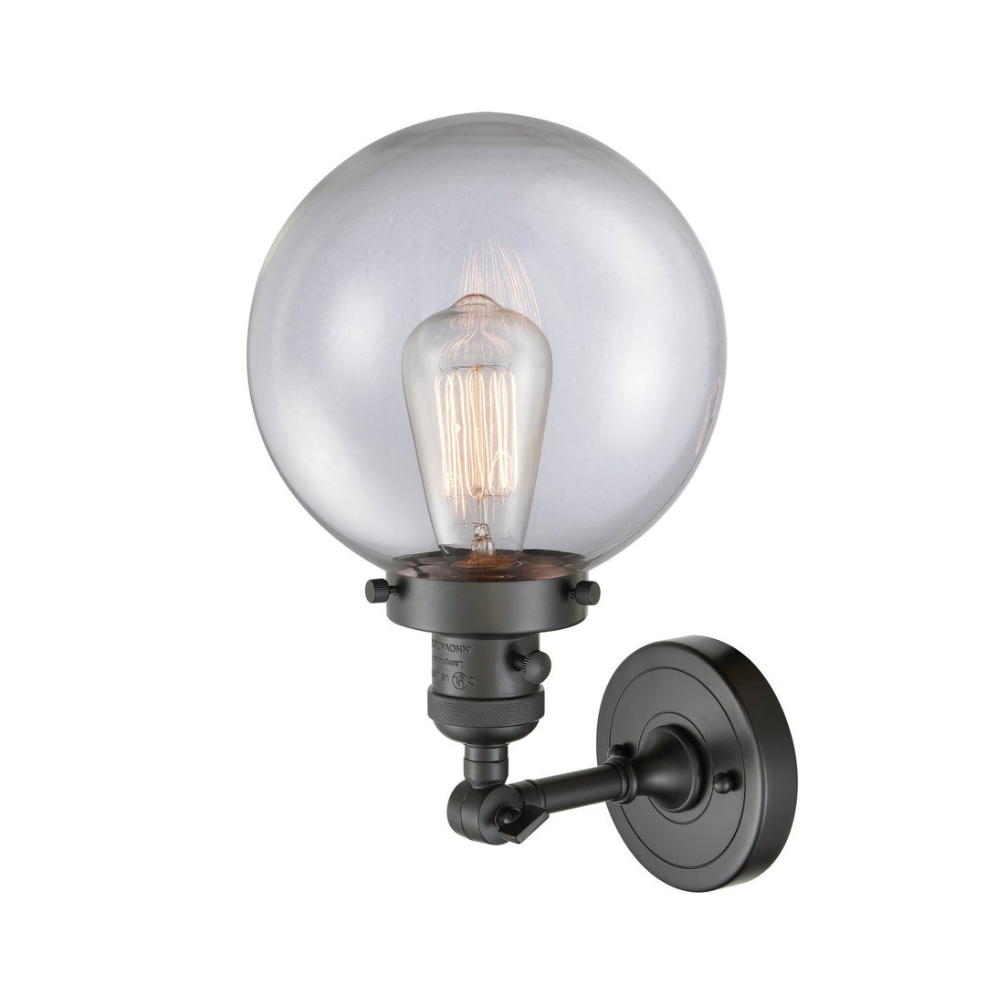 Innovations Franklin Restoration 203SW-OB-G202-8 Wall Sconce Light - Oil Rubbed Bronze