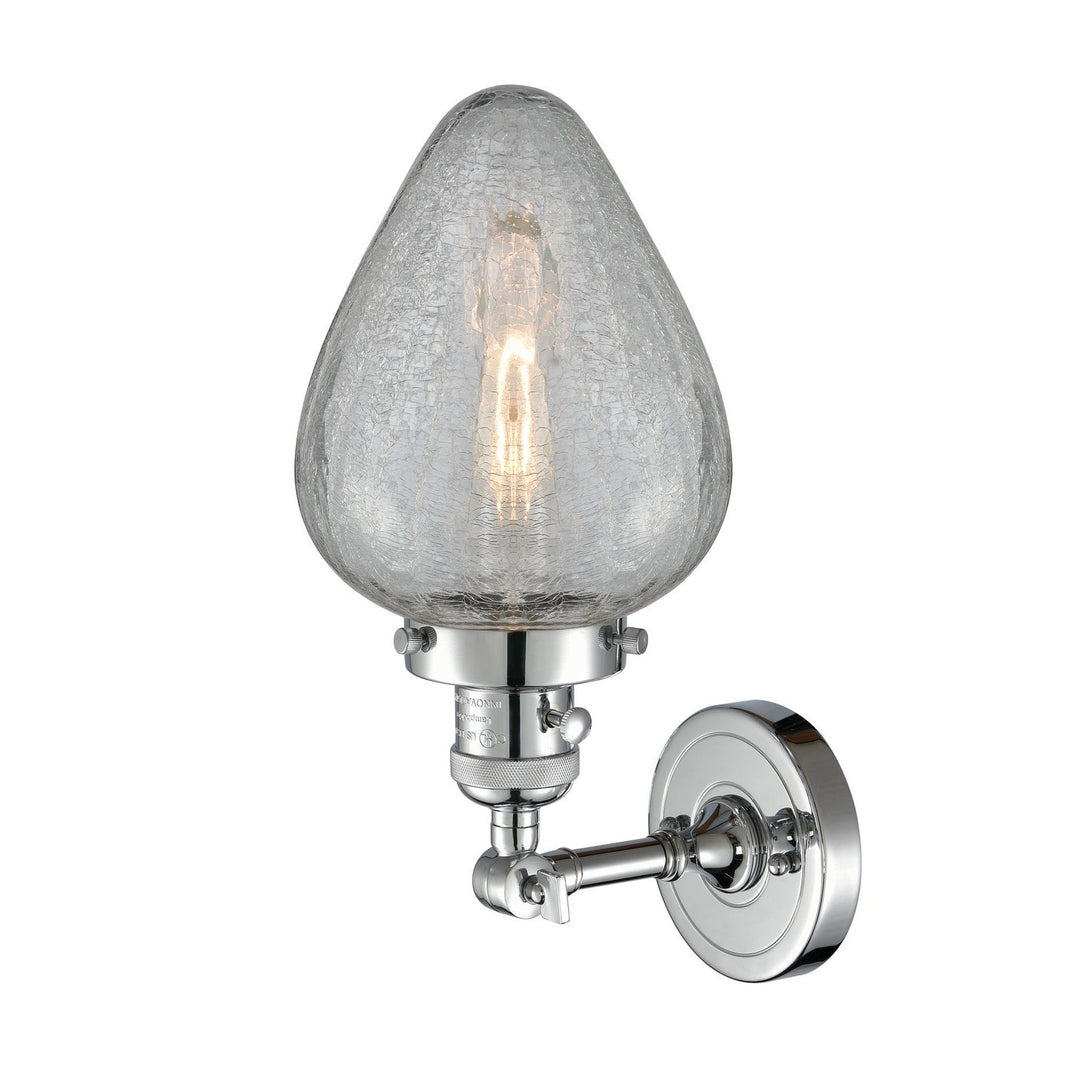 Innovations Franklin Restoration 203SW-PC-G165 Wall Sconce Light - Polished Chrome