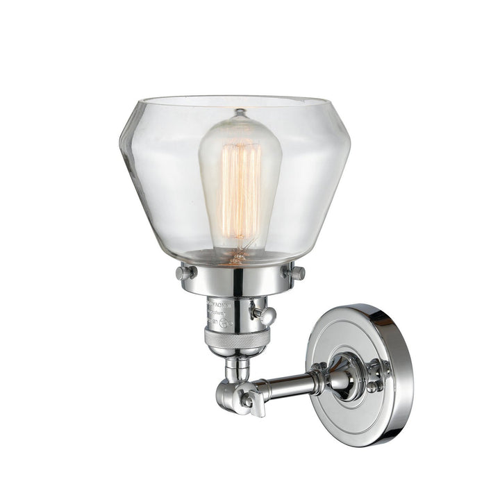 Innovations Franklin Restoration 203SW-PC-G172 Wall Sconce Light - Polished Chrome
