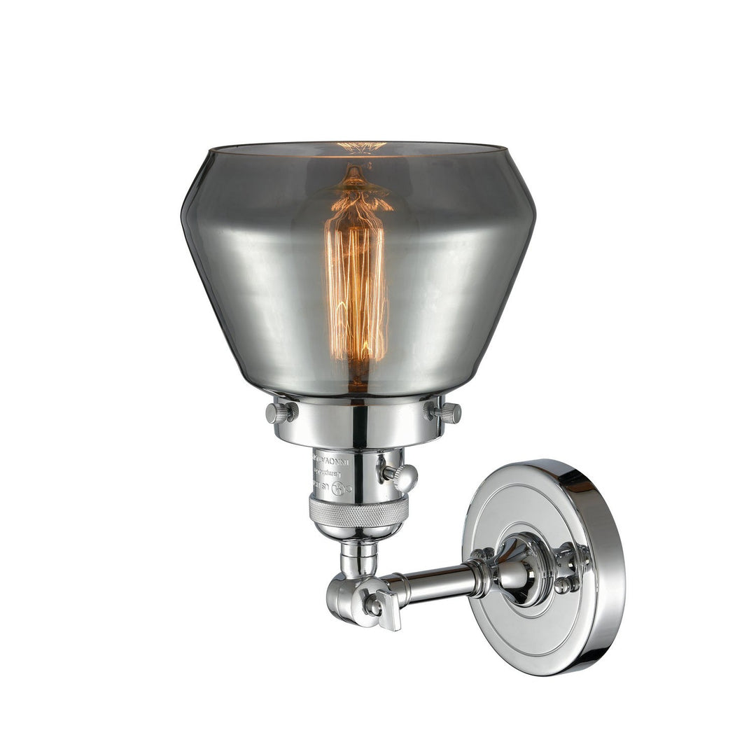 Innovations Franklin Restoration 203SW-PC-G173 Wall Sconce Light - Polished Chrome