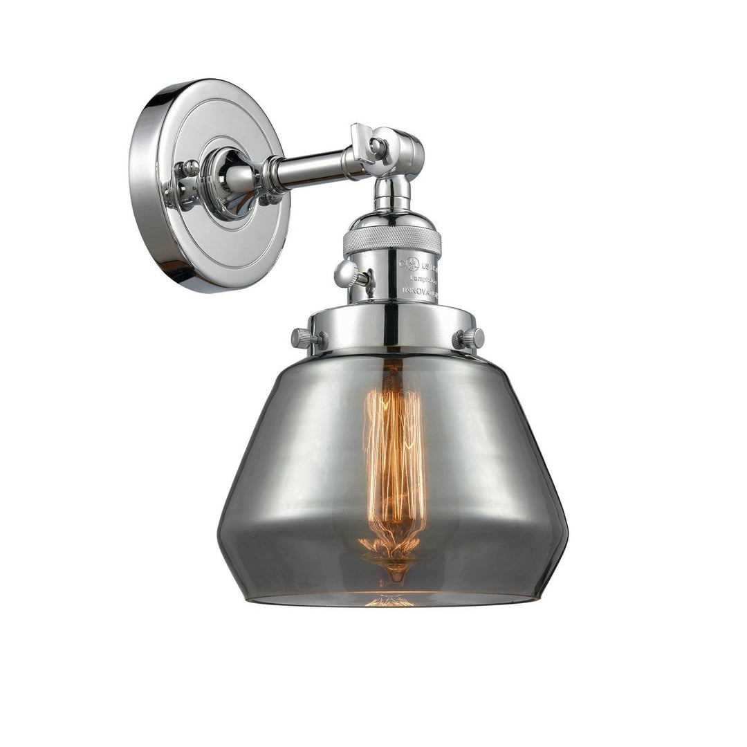 Innovations Franklin Restoration 203SW-PC-G173-LED Wall Sconce Light - Polished Chrome