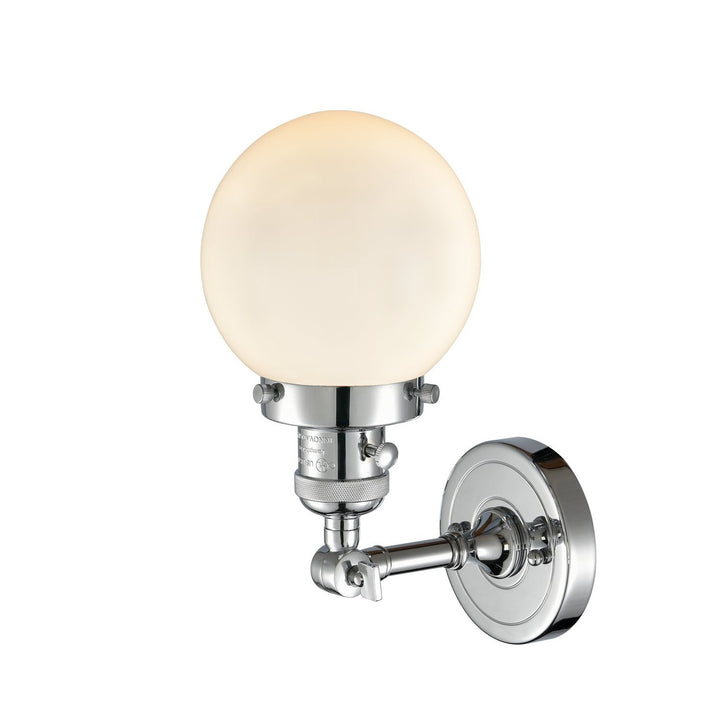 Innovations Franklin Restoration 203SW-PC-G201-6 Wall Sconce Light - Polished Chrome
