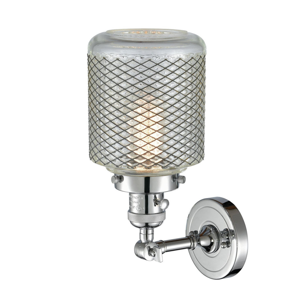 Innovations Franklin Restoration 203SW-PC-G262 Wall Sconce Light - Polished Chrome