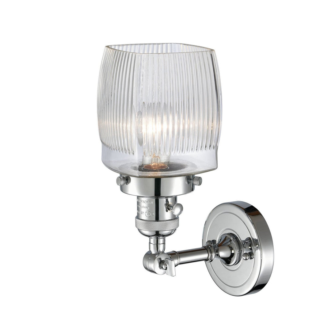 Innovations Franklin Restoration 203SW-PC-G302 Wall Sconce Light - Polished Chrome