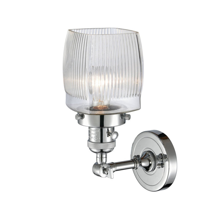 Innovations Franklin Restoration 203SW-PC-G302 Wall Sconce Light - Polished Chrome