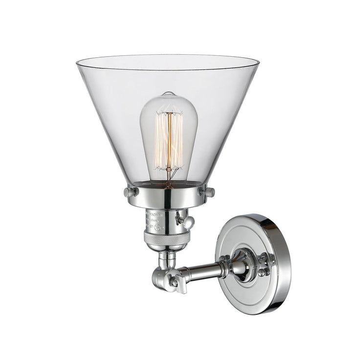 Innovations Franklin Restoration 203SW-PC-G42 Wall Sconce Light - Polished Chrome