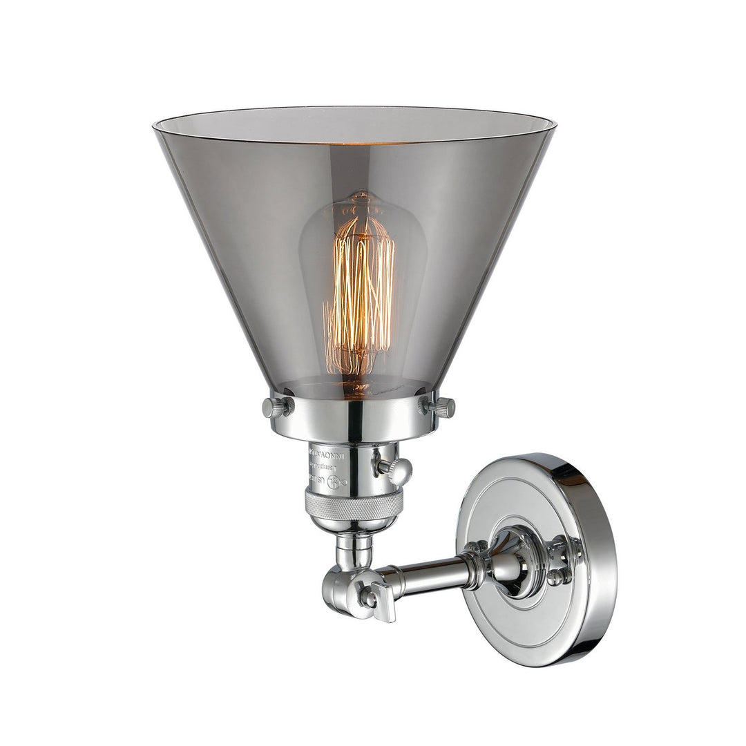 Innovations Franklin Restoration 203SW-PC-G43 Wall Sconce Light - Polished Chrome