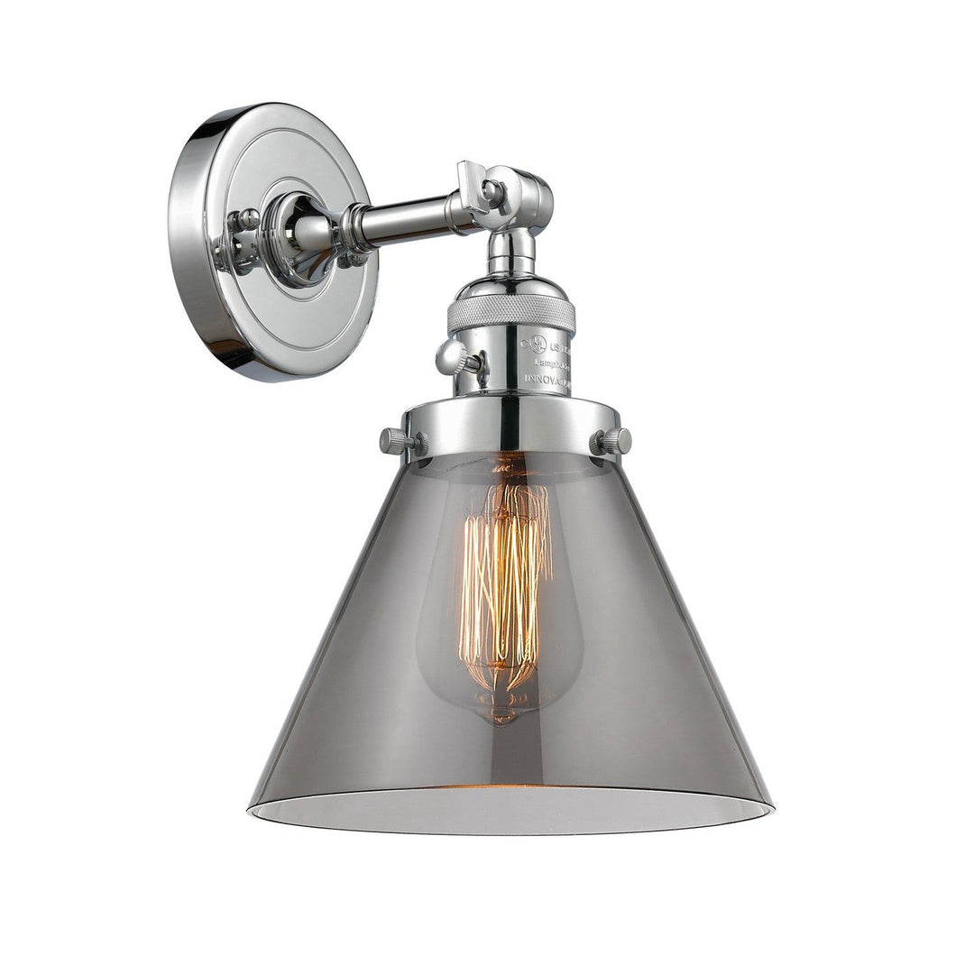 Innovations Franklin Restoration 203SW-PC-G43-LED Wall Sconce Light - Polished Chrome