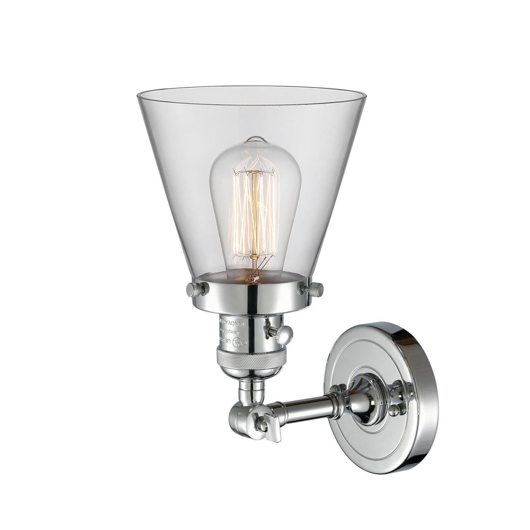 Innovations Franklin Restoration 203SW-PC-G62 Wall Sconce Light - Polished Chrome