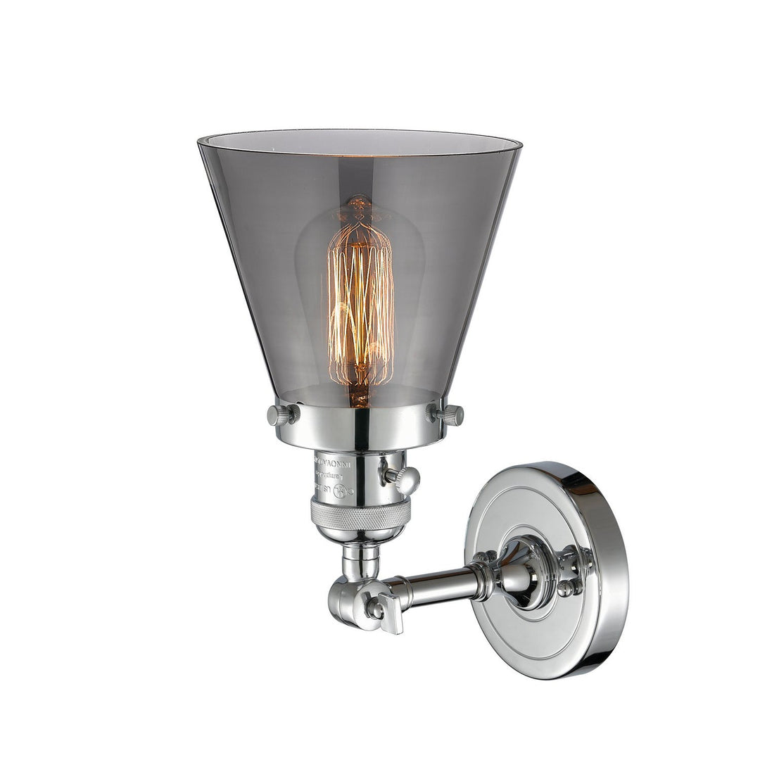 Innovations Franklin Restoration 203SW-PC-G63 Wall Sconce Light - Polished Chrome