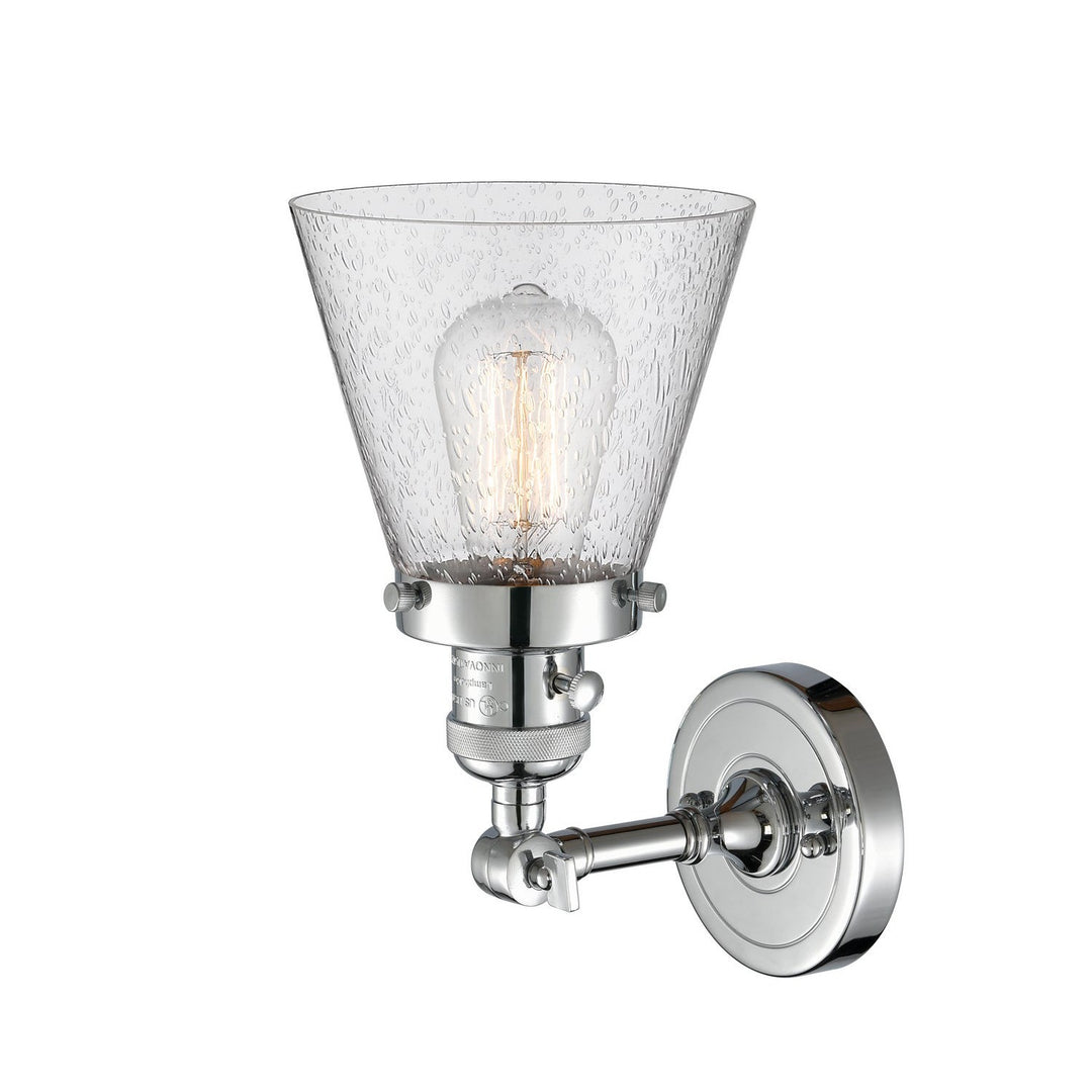 Innovations Franklin Restoration 203SW-PC-G64 Wall Sconce Light - Polished Chrome