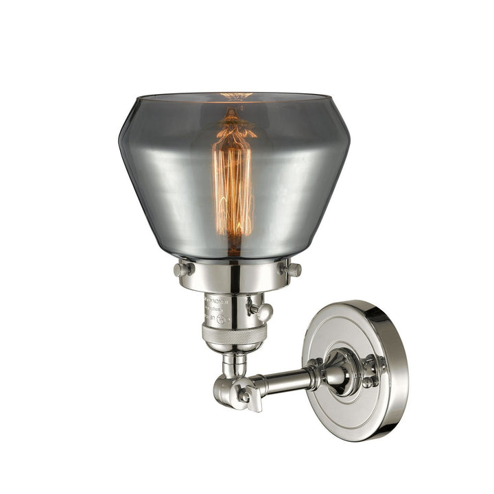 Innovations Franklin Restoration 203SW-PN-G173 Wall Sconce Light - Polished Nickel