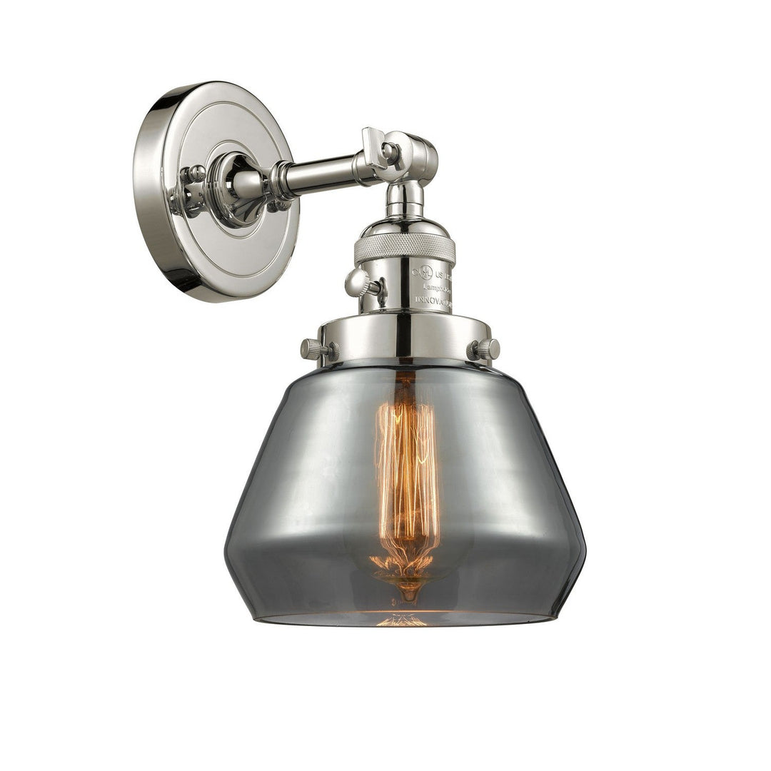 Innovations Franklin Restoration 203SW-PN-G173-LED Wall Sconce Light - Polished Nickel