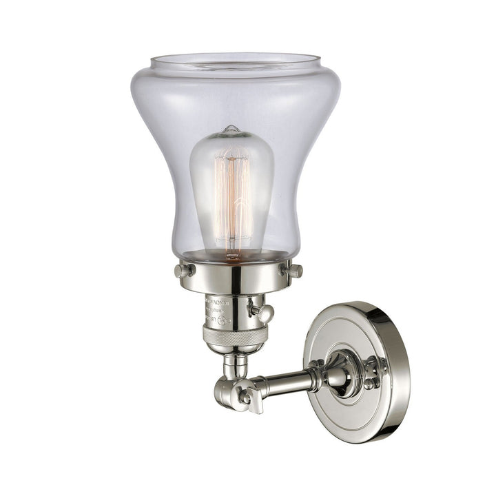 Innovations Franklin Restoration 203SW-PN-G192 Wall Sconce Light - Polished Nickel