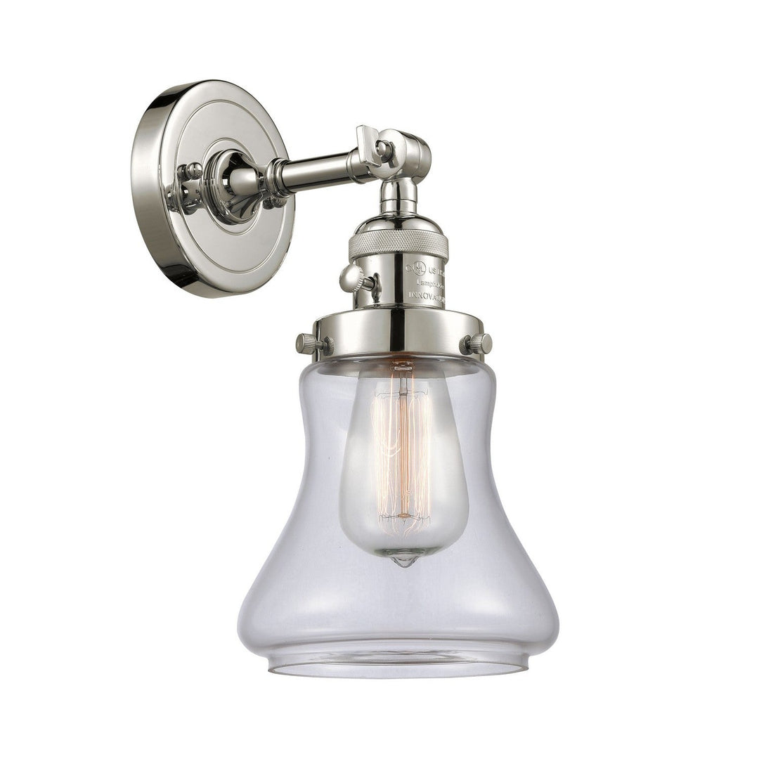 Innovations Franklin Restoration 203SW-PN-G192-LED Wall Sconce Light - Polished Nickel