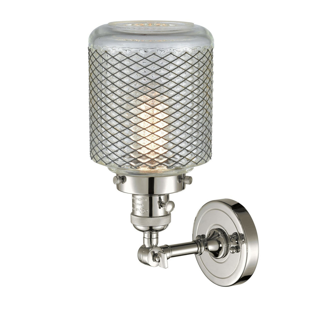 Innovations Franklin Restoration 203SW-PN-G262 Wall Sconce Light - Polished Nickel