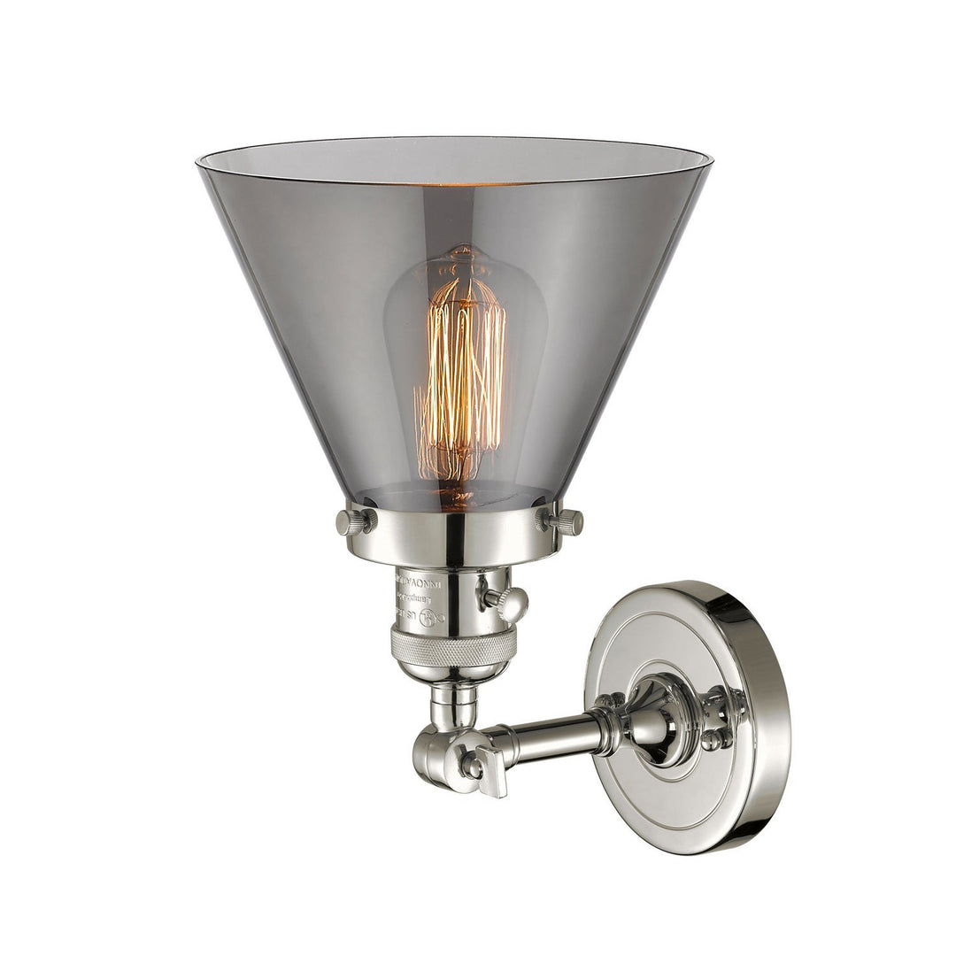 Innovations Franklin Restoration 203SW-PN-G43 Wall Sconce Light - Polished Nickel