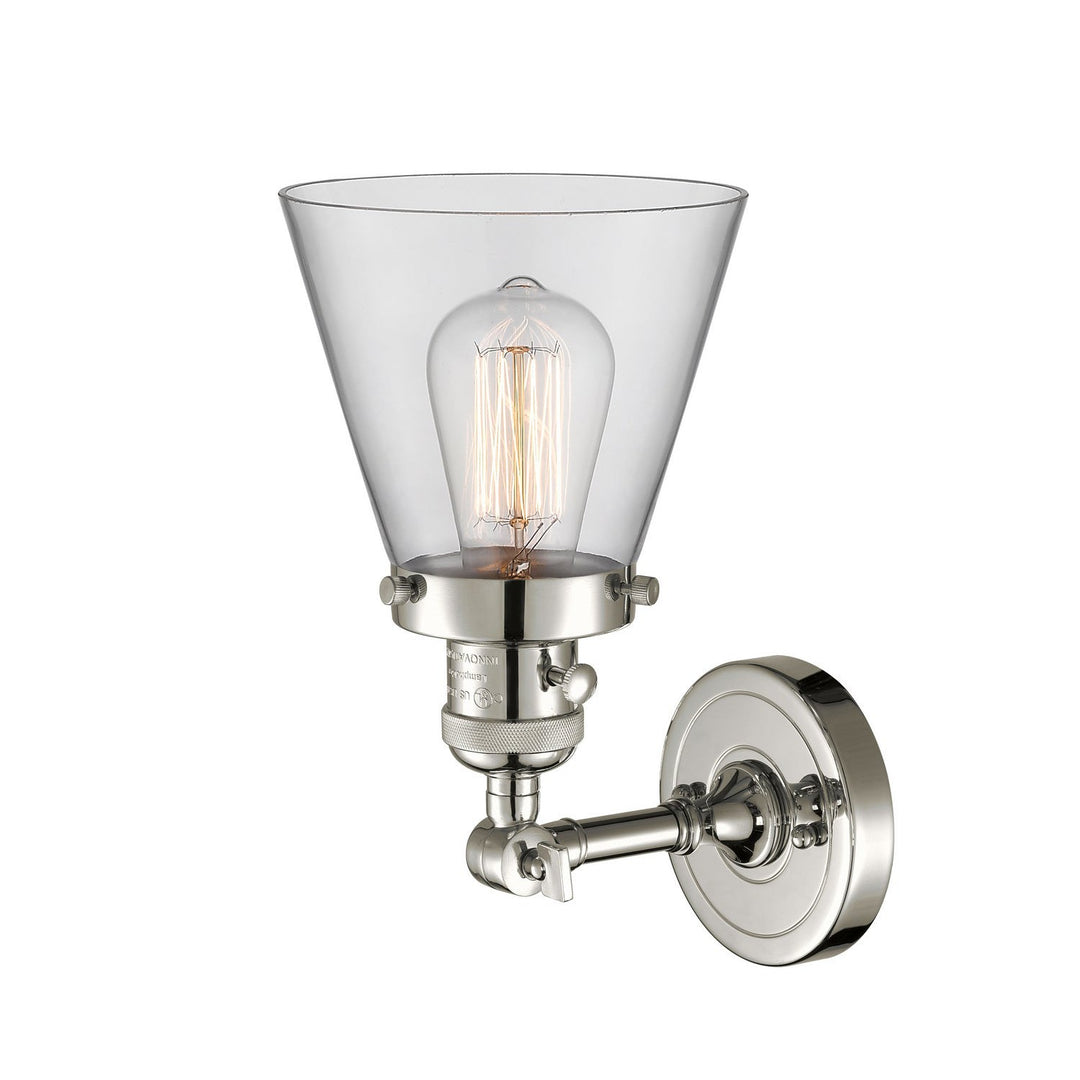Innovations Franklin Restoration 203SW-PN-G62 Wall Sconce Light - Polished Nickel