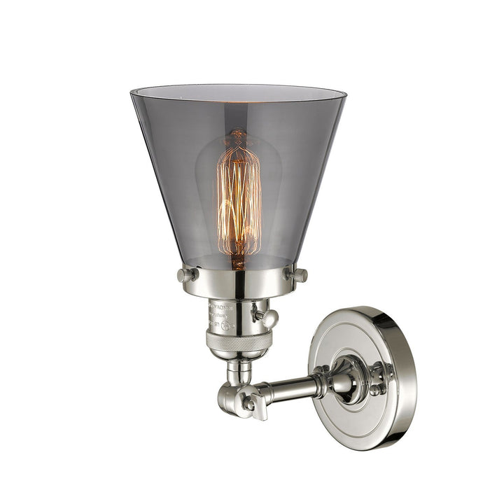 Innovations Franklin Restoration 203SW-PN-G63 Wall Sconce Light - Polished Nickel
